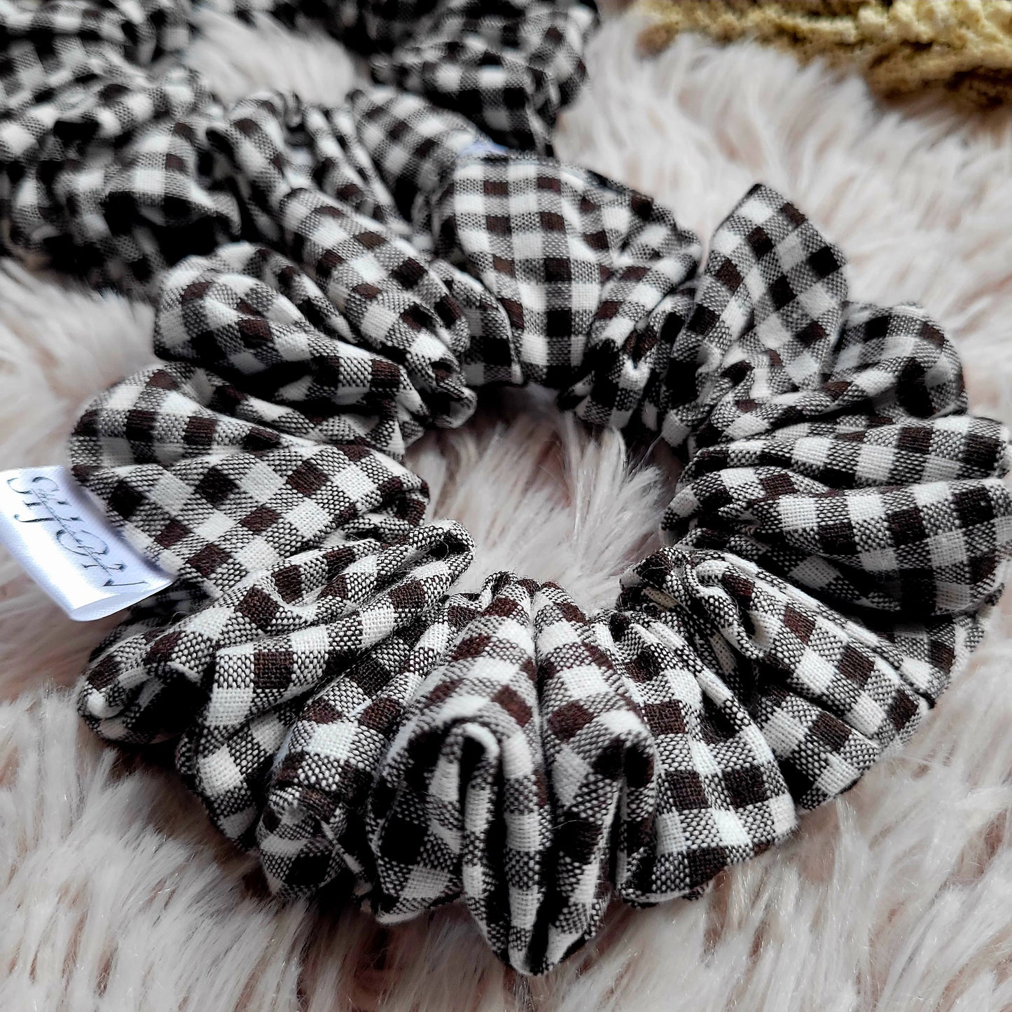 Gingham black