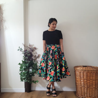 FLORA FULL CIRCLE SKIRT