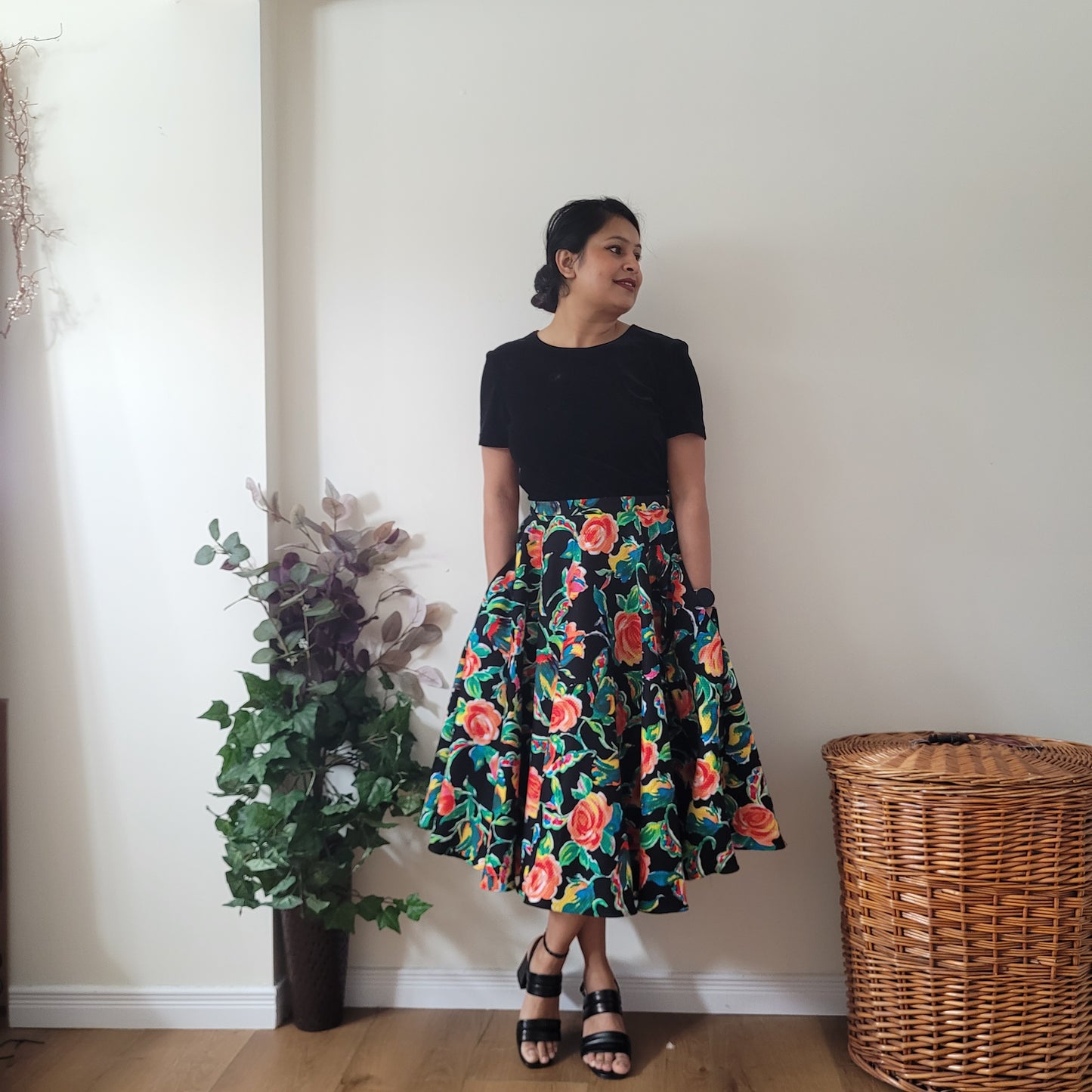 FLORA FULL CIRCLE SKIRT