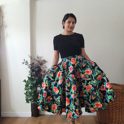 FLORA FULL CIRCLE SKIRT