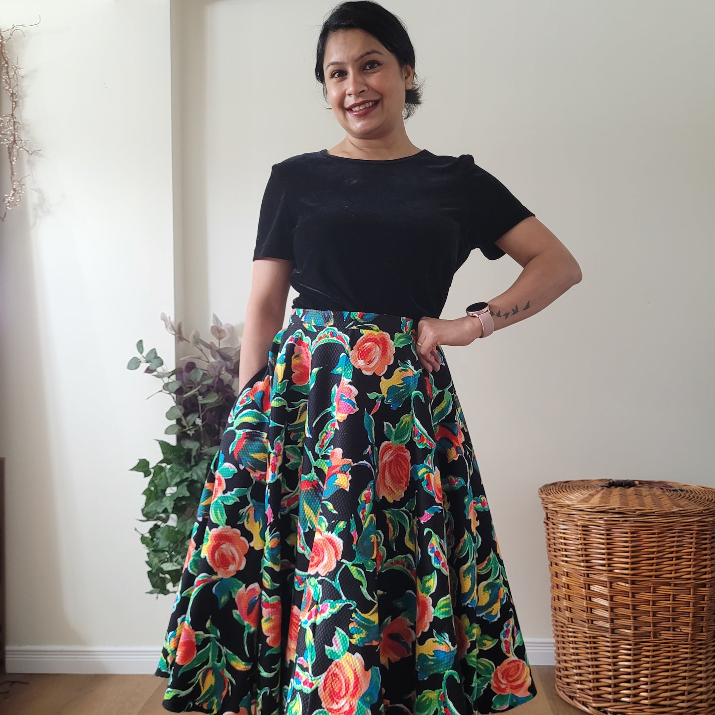 FLORA FULL CIRCLE SKIRT