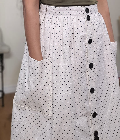 POLKA-DOT SKIRT